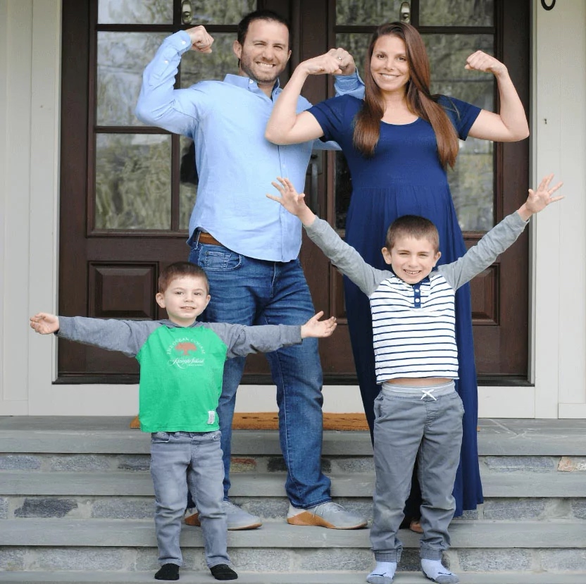 Dr Markowitz with his family